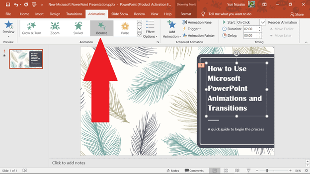 powerpoint for mac 2011 one line at a time